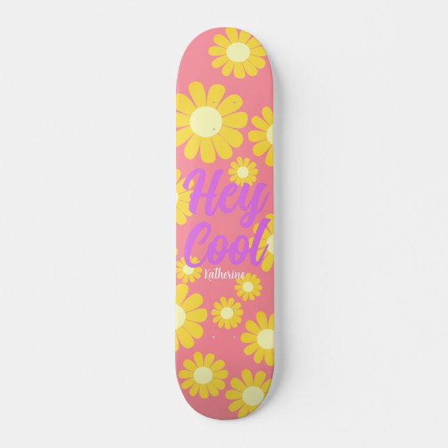 Skate Daisy Yellow Peach (Frente)
