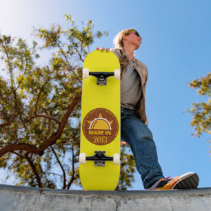 Skate Dama de aniversário engraçado FEITO EM 2013