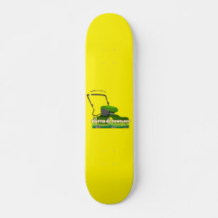 Skate Dama engraçada de jardinagem do MESTRE DA MOWOLOGY