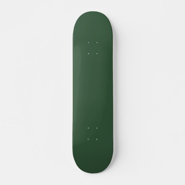 Skate Dark Emerald Green Solid Color (Frente)