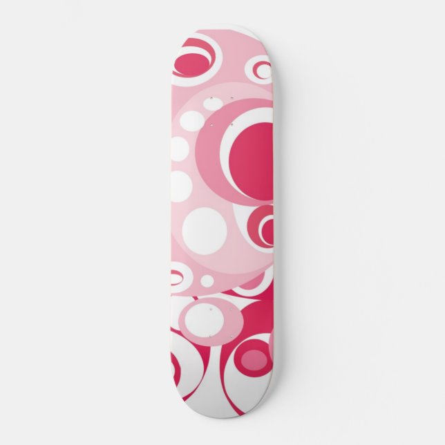 Skate das meninas no rosa e no vermelho (Frente)