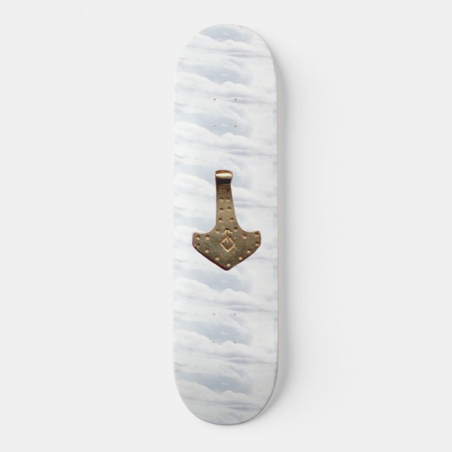 skate das nuvens de martelo do Dourado Thor (Frente)