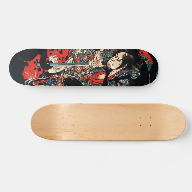 skate de arte japonês | Zazzle Brasil