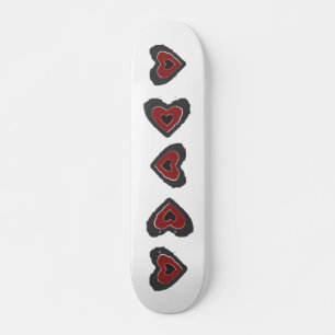 Skate de derretimento gótico do coração do amor