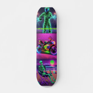 skate de fantasia Neon