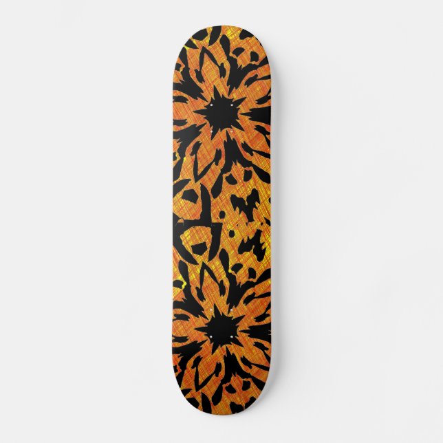 skate de flor gráfica (Frente)