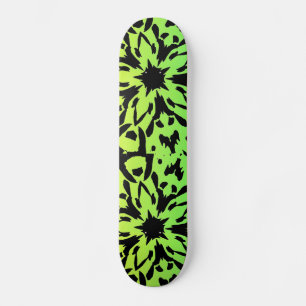 skate de flor gráfica