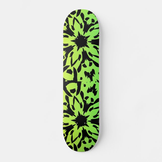 skate de flor gráfica (Frente)