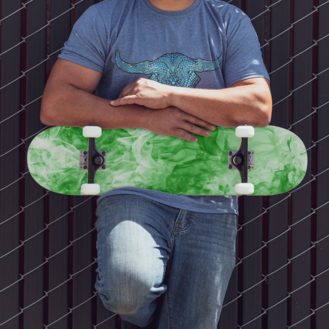 skate de fumaça verde de 1/2 pol Abstrato (Ao ar livre 3)