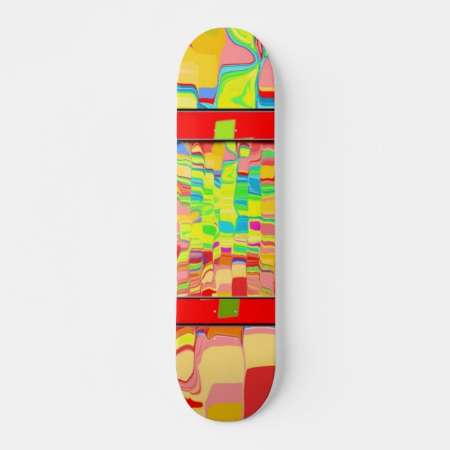 skate de fundo abstrato (Frente)