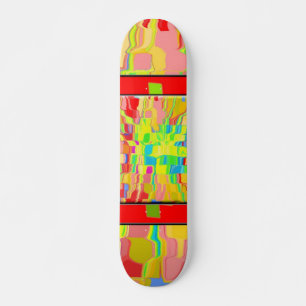 skate de fundo abstrato