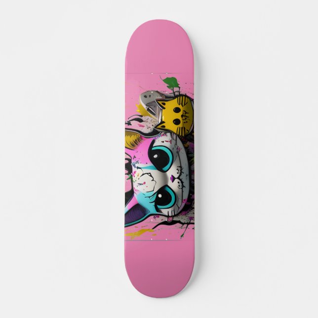 skate de gato monstro legal (Frente)