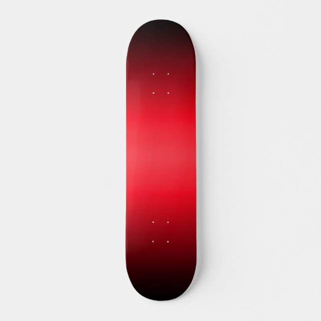 skate de gradiente vermelho a preto (Frente)