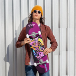 skate de grafite com legendas personalizadas