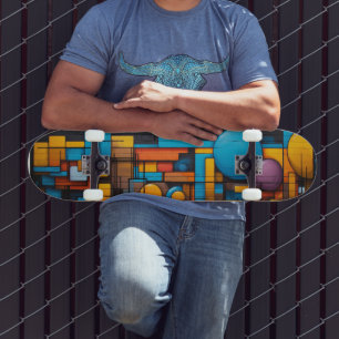 skate de Grafite de arte na rua 23