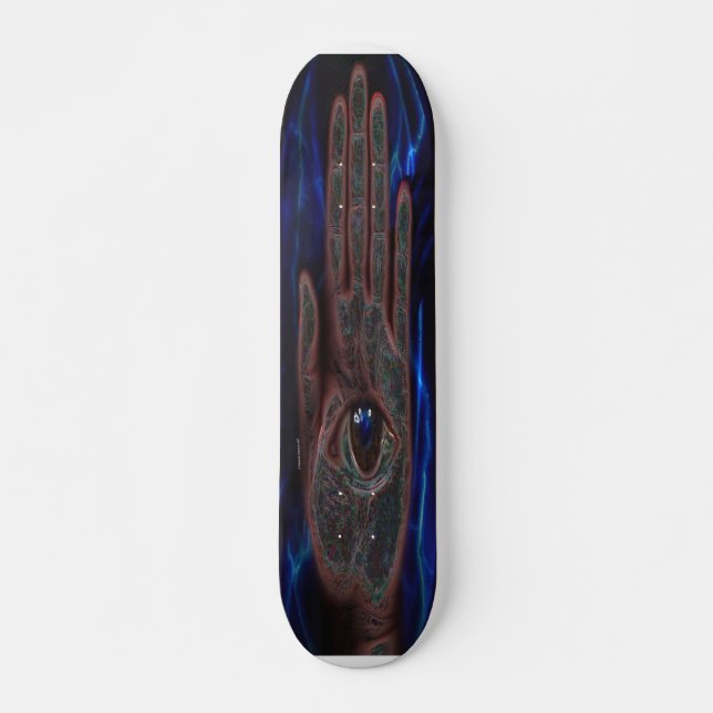 Skate de Hamsa (proteção do olho mau) (Frente)