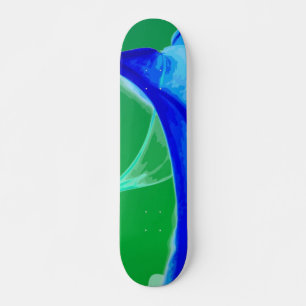 skate de ondas abstrato