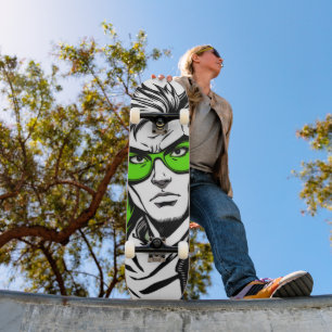 skate de super heróis urbanos - Estilo de manga Le