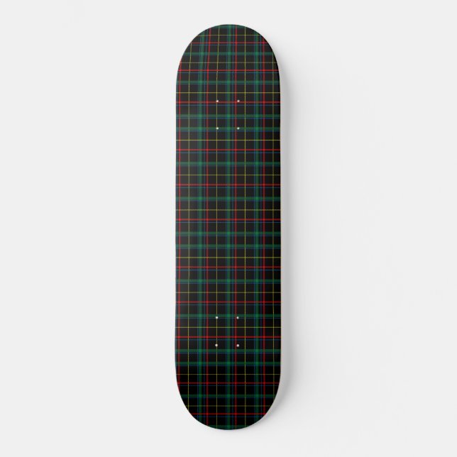 skate de tartan xadrez (Frente)