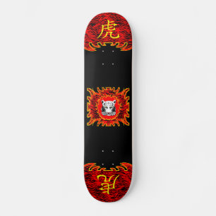 skate de Tigre Vermelho Chinês