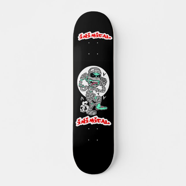 Skate Deck da múmia inímica (Frente)