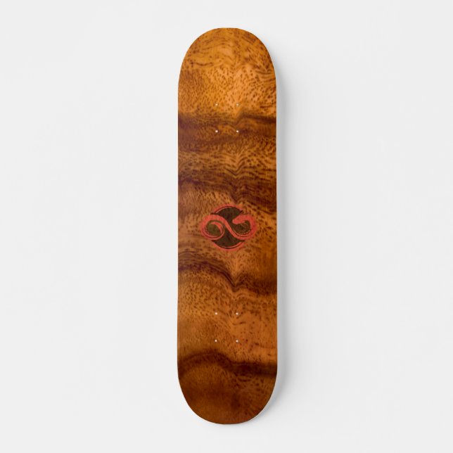 Skate Deck das Bruxas de Acacia Wood (Frente)