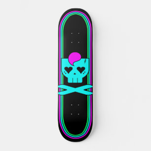 SKATE DECK DE CRÂNIO KAWAII DEATHROCK