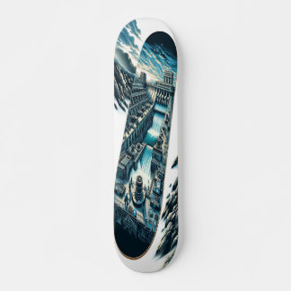Skate "Deck Hidrelétrico Dieselpunk"