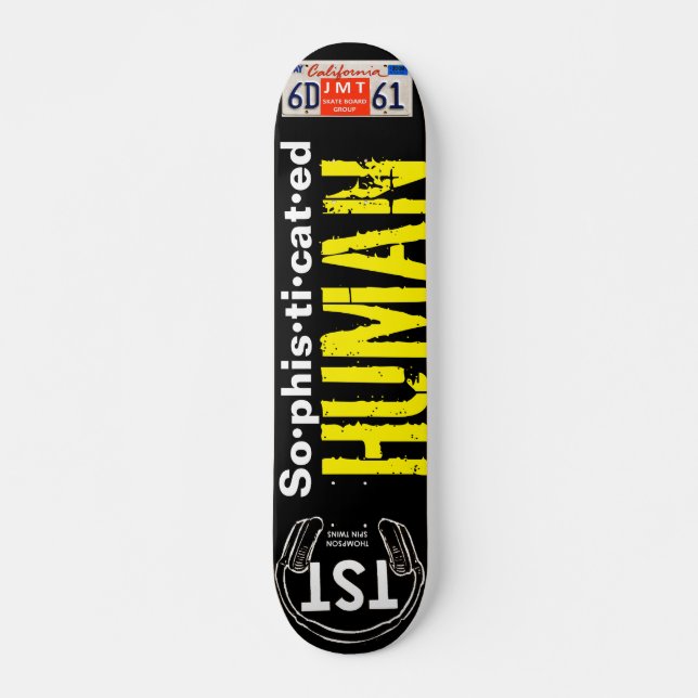 Skate Deck HUMAN 7¾" SOFISTICADO (Frente)