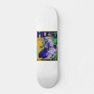 skate deck inspirado em gundam