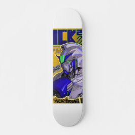 skate deck inspirado em gundam