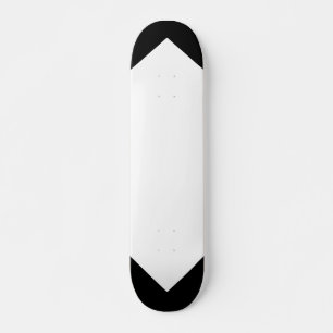 Skate Deck Personalizável de Padrão Preto e Branco