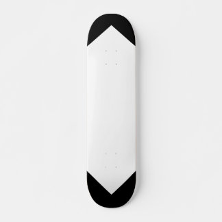 Skate Deck Personalizável de Padrão Preto e Branco