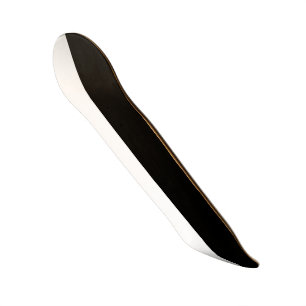 SKATE DECK PRETO E BRANCO DA ESCOLA ANTIGA