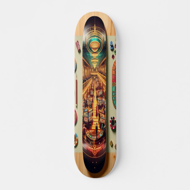 Skate "Deco Casino Spectacle Deck" (Frente)