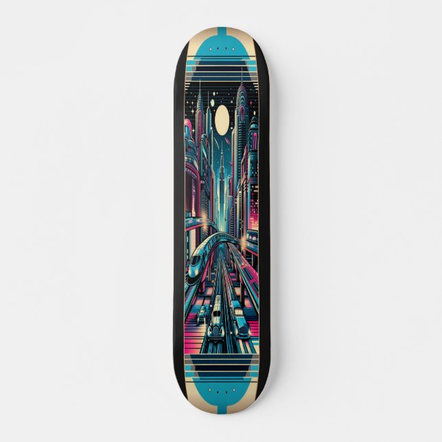 Skate Deco Metropolis Deck (Frente)