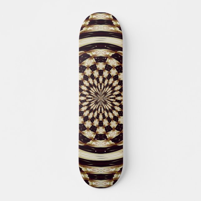 Skate Decoração de Mandala de Flor de Caleidoscópio de M (Frente)