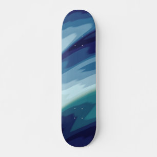 Skate Deep Blue Sea Ocean Waves Water Pattern