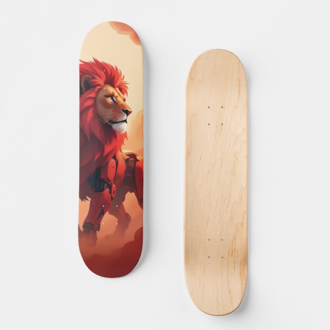 Skate Deep Crimson Glow – The Lion of Burning Destiny.   (Frente)