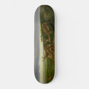 Skate Deer on the Prairie (por William Holbrook Beard)