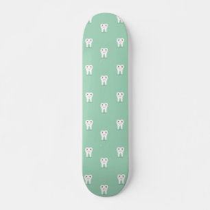 Skate Dente feliz de Kawaii