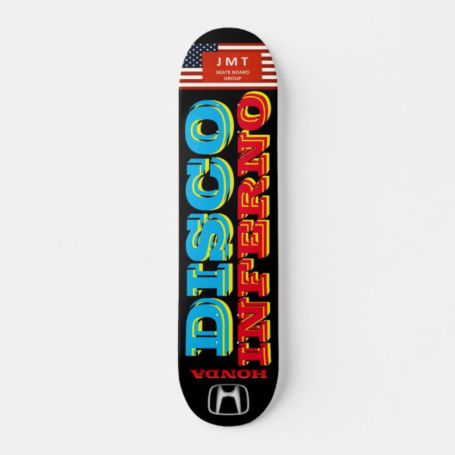 Skate DesCO INFERNO skate, deck de 7¾" (Frente)