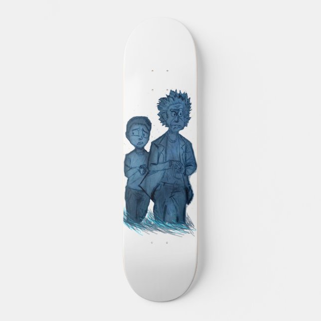 Skate Desenho á mão do R&M (Frente)