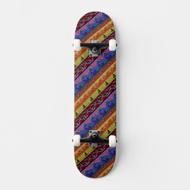 Skate Desenho colorido e fofo à mão (Frente)