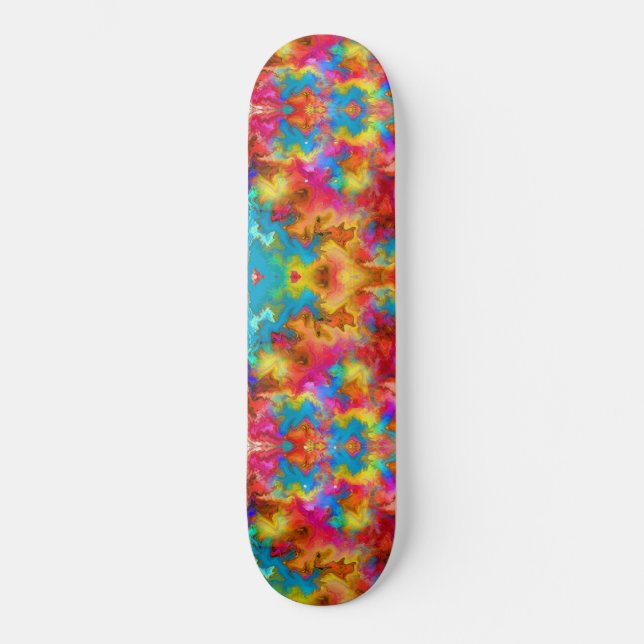 SKATE DESENHO DE ARCO-ÍRIS (Frente)
