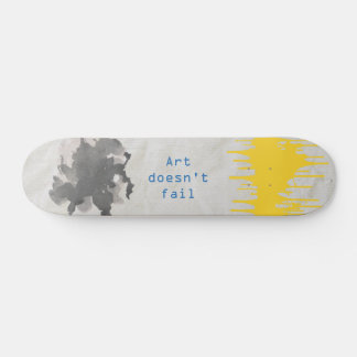 Skate desenho de arte de respingo de tinta. combinação p