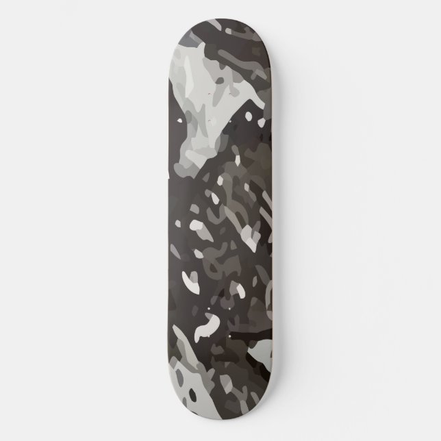 Skate Desenho de Camuflagem Militar (Frente)