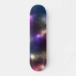 Skate Desenho de Constelações do Espaço Cósmico Abstrato
