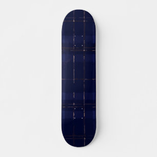 Skate Desenho de padrão moderno xadrez azul