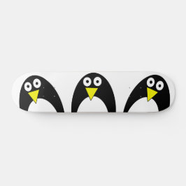 Skate Desenho de pinguins cártico